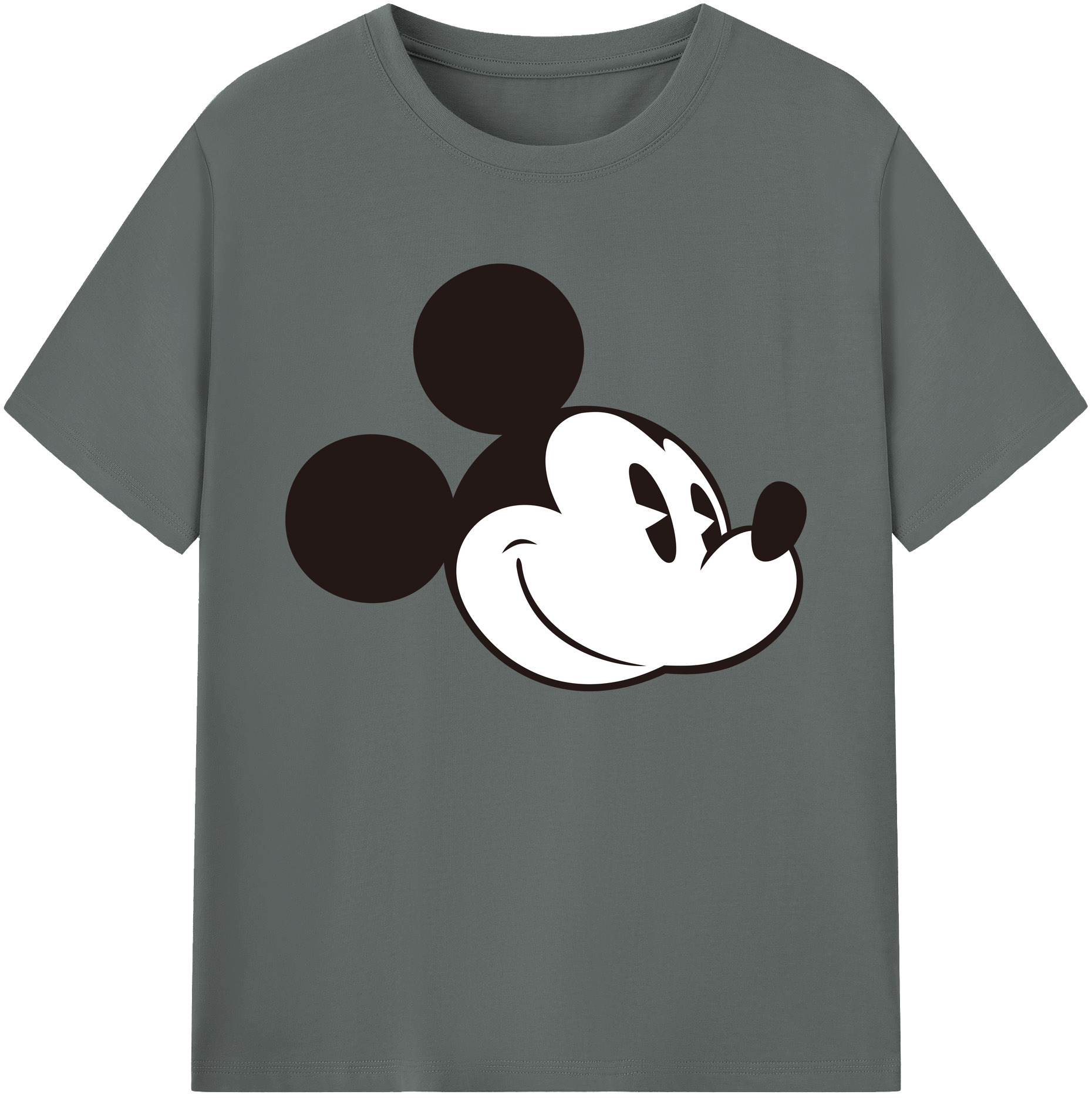 ミッキーマウス Mickey Mouse 綿100％ メンズ半袖Tシャツ｜肌触りやわらか＆通気性